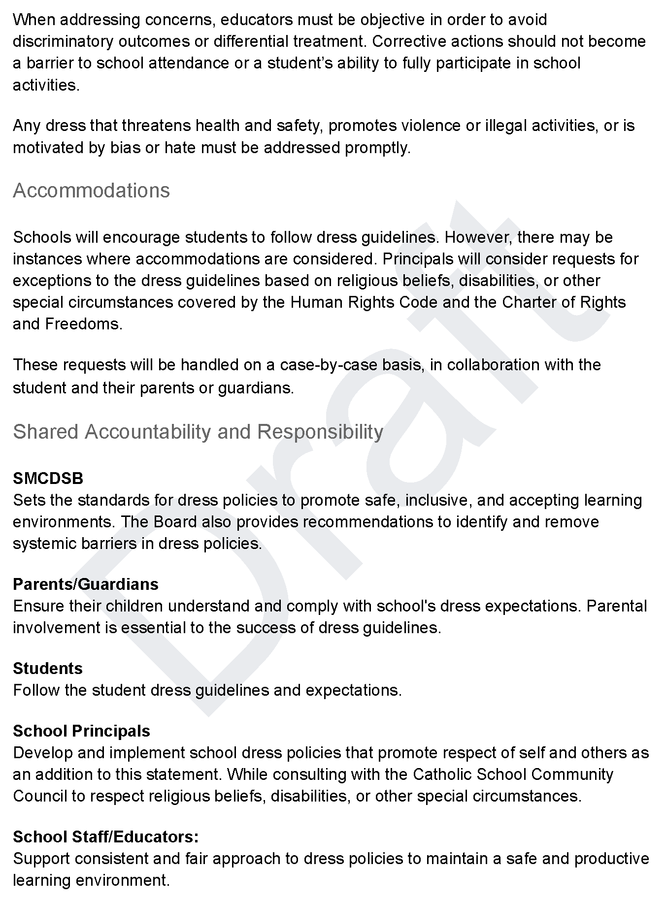 Student Dress Guidelines - Page 3